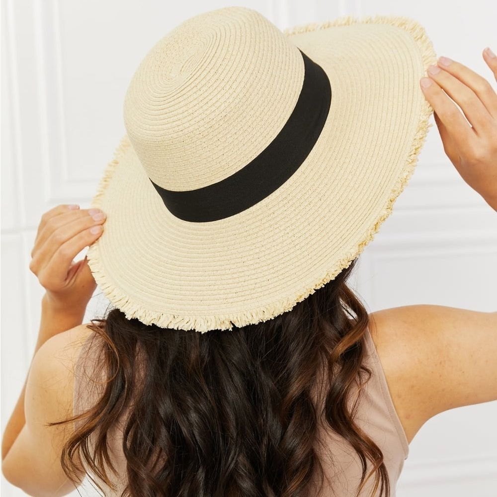 Wide Brim Paper Straw Sun Hat